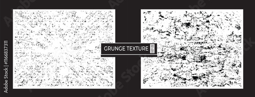 Distressed Urban Grunge Texture Subtle Halftone Overlay and Abstract Vector Illustration