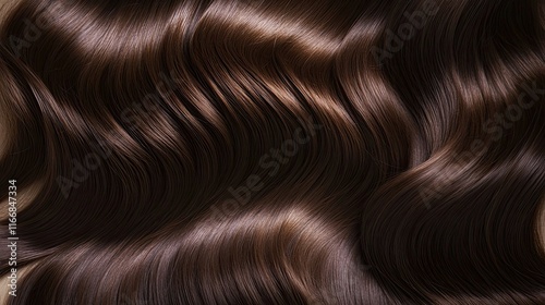 A stunning display of natural brunette hair color shades, ranging from light chestnut to deep espresso, arranged in flowing textures.