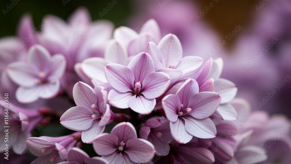 Bunch of pink flowers with white centers Bunch of pink flowers with white centers