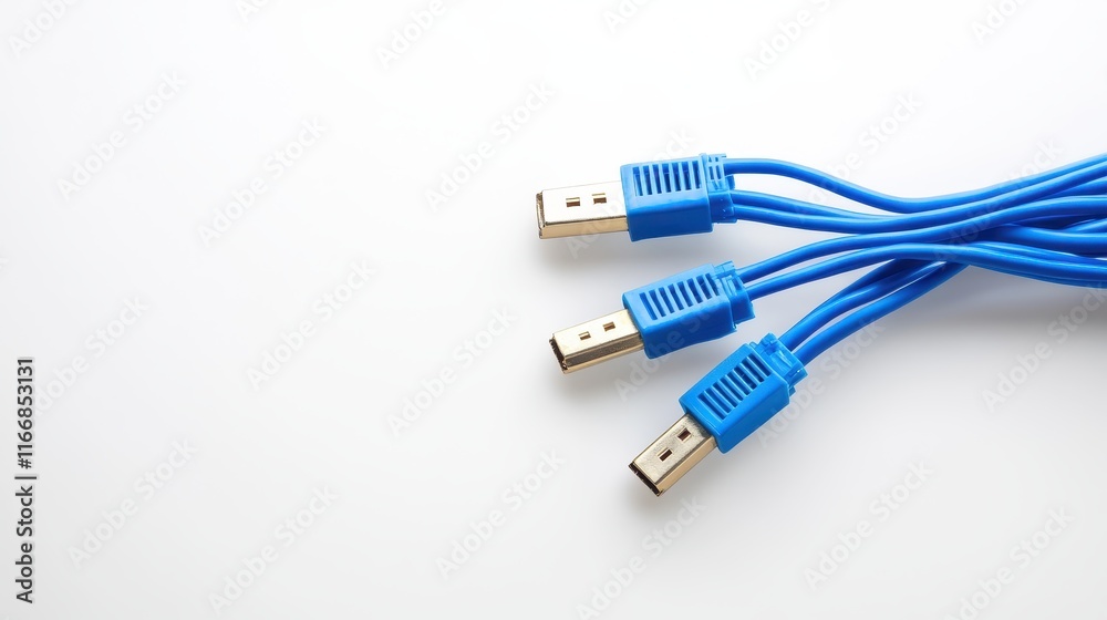 Usb cable connection setup home office product photography minimalist environment close-up view technology concept Usb cable connection setup home office product photography minimalist environment close-up view technology concept