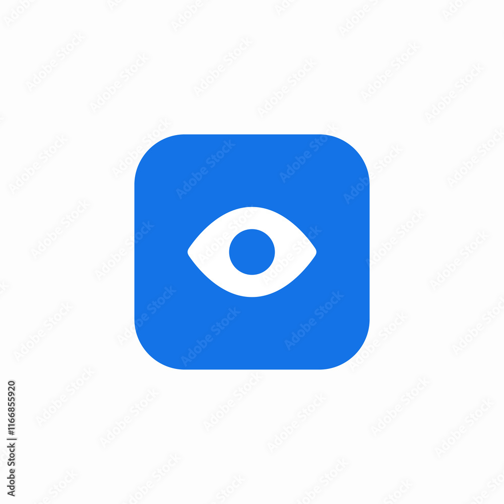 Eye view visibility watch icon vector sign
Eye view visibility watch icon vector sign