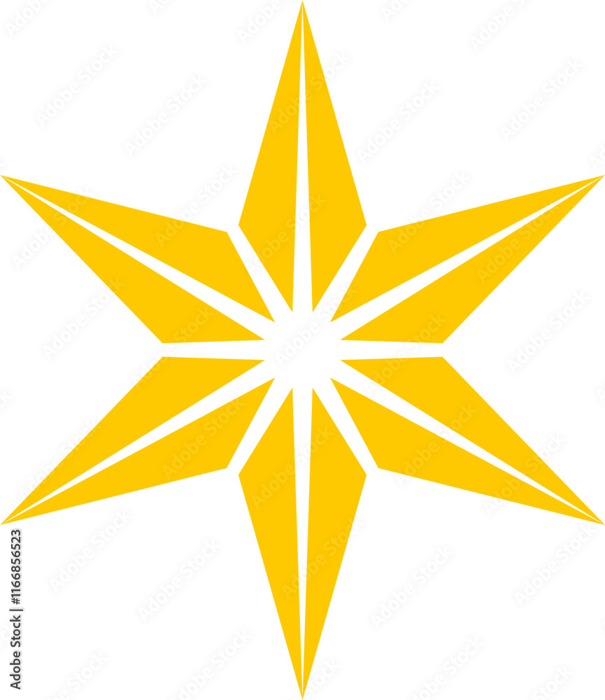 Obraz premium Decorative Star Icon