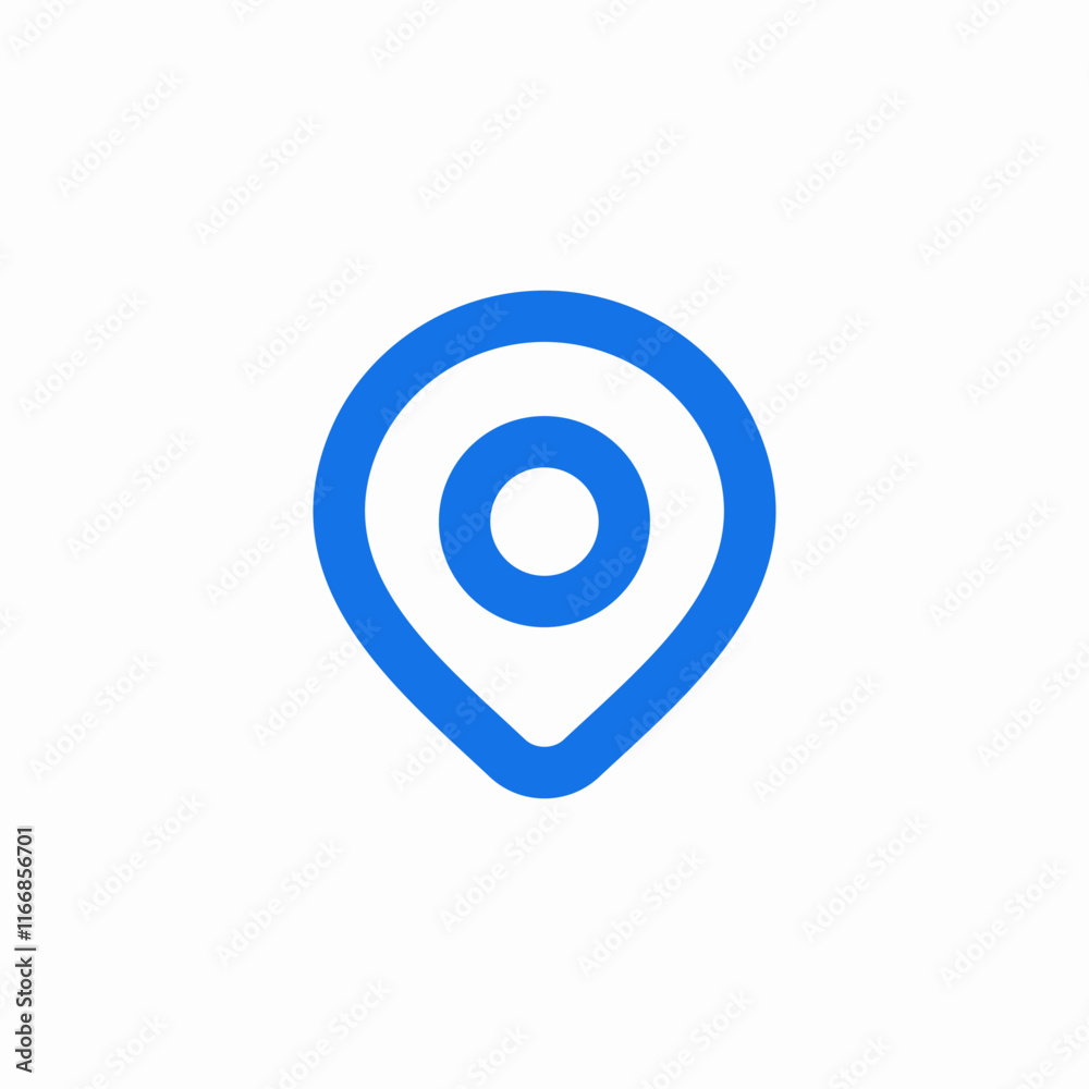 Location pin map marker icon vector sign
Location pin map marker icon vector sign