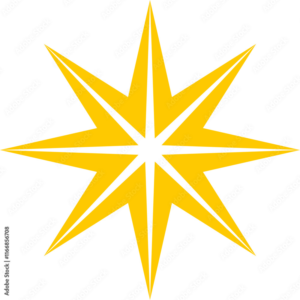 Obraz premium Decorative Star Icon