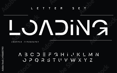 modern creative alphabet. Future fonts style. Typography uppercase and lowercase fonts. vector illustration
