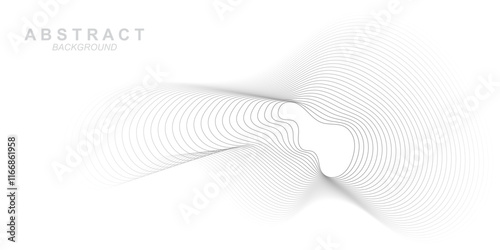 Foto Technology abstract lines on white background