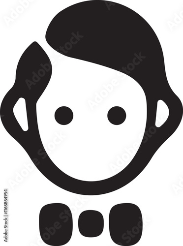 Black & White silhouette Child