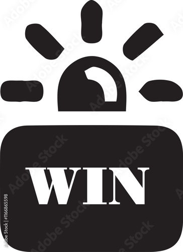 Black & White silhouette siren