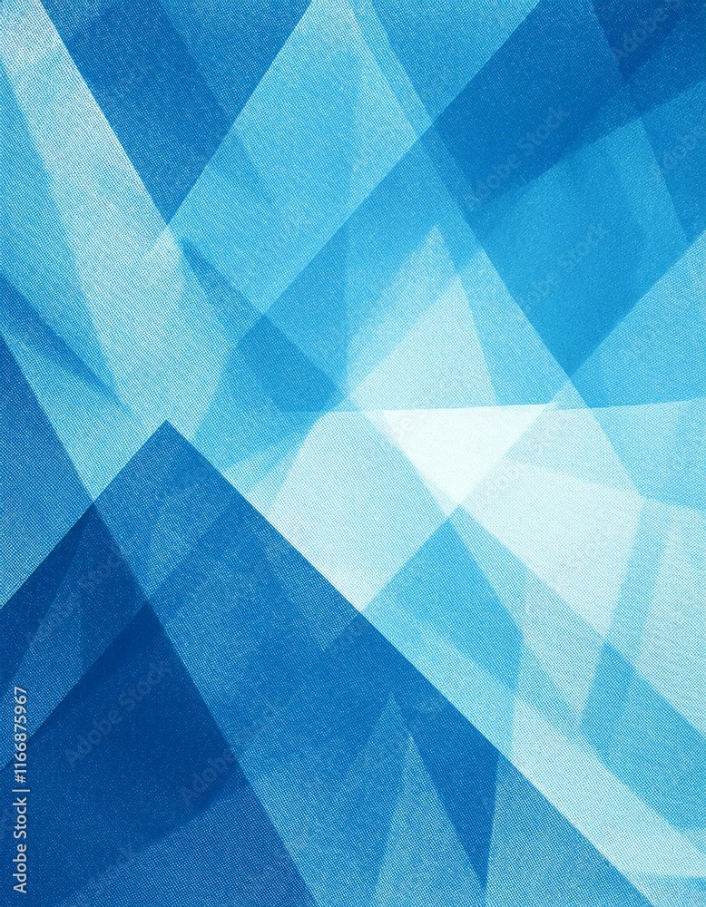Abstract Geometric Blue and White Overlapping Shapes with Light and Dark Contrasts, Abstract background Abstract Geometric Blue and White Overlapping Shapes with Light and Dark Contrasts, Abstract background