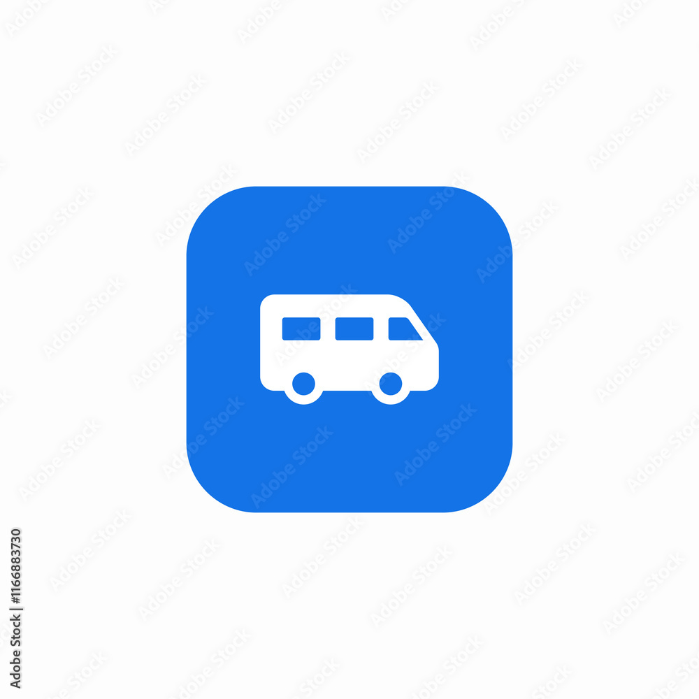 bus shuttle vehicle icon sign vector bus shuttle vehicle icon sign vector