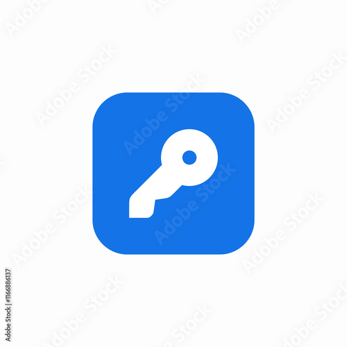 key safety unlock icon sign vector