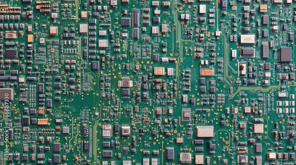 Close-up of a Complex Circuit Board Close-up of a Complex Circuit Board