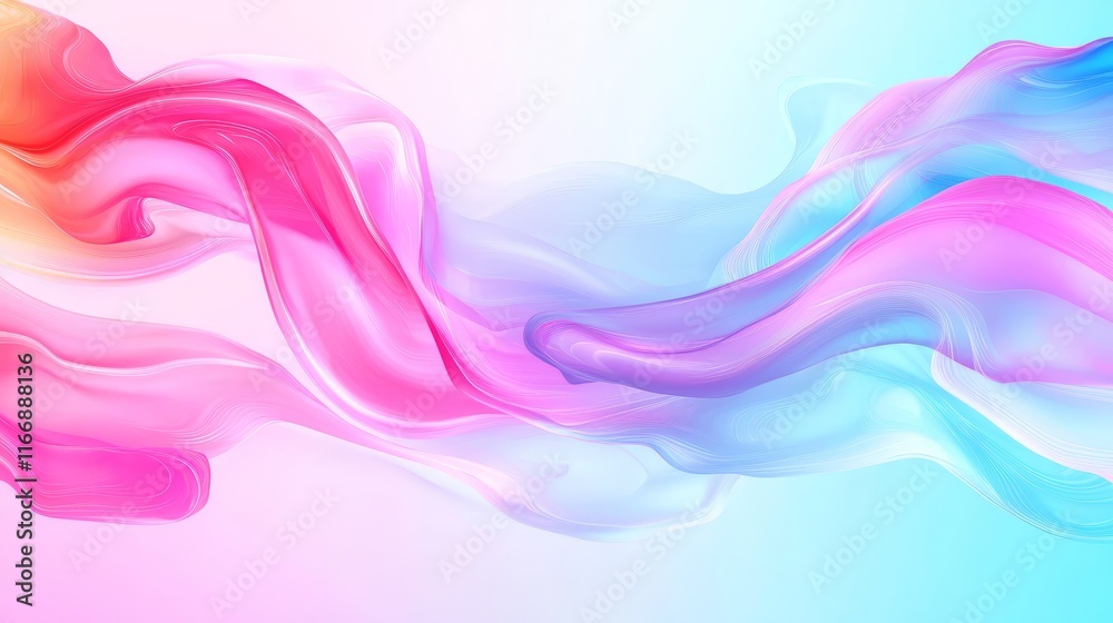 A pink and blue abstract background with wavy lines A pink and blue abstract background with wavy lines