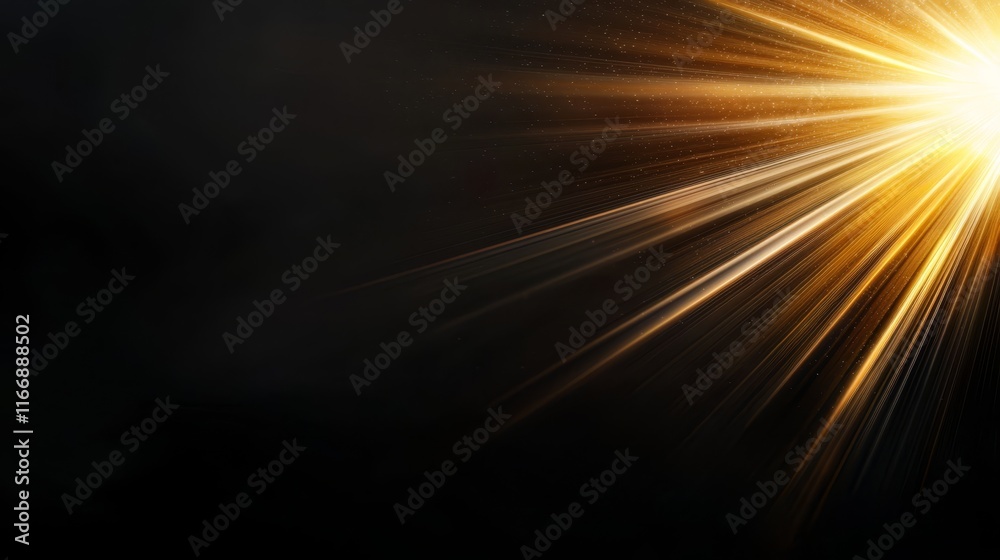 A black background with a bright yellow light burst A black background with a bright yellow light burst