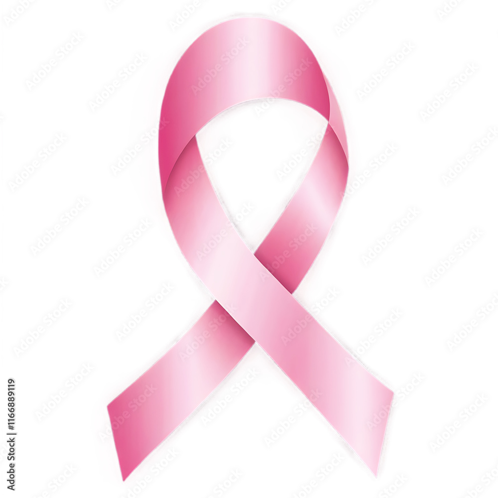 pink ribbon isolated on white pink ribbon isolated on white