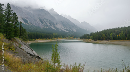 lake in the mountains