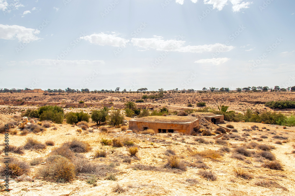 Bunker Outside Mareth Line Military Museum, Gabes, Tunisia Bunker Outside Mareth Line Military Museum, Gabes, Tunisia