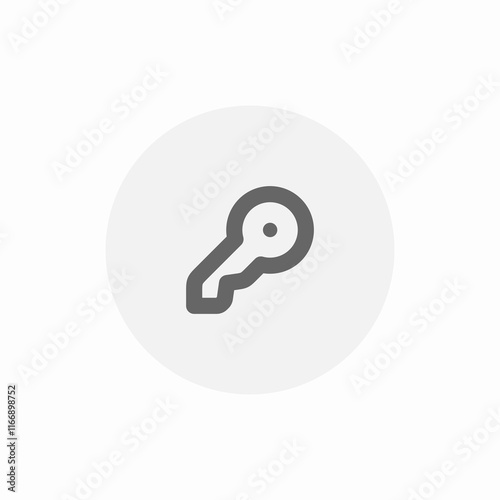 key safety icon sign vector