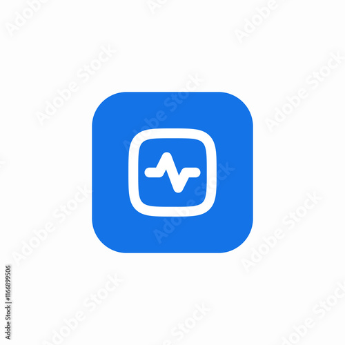 pulse heart beat icon sign vector