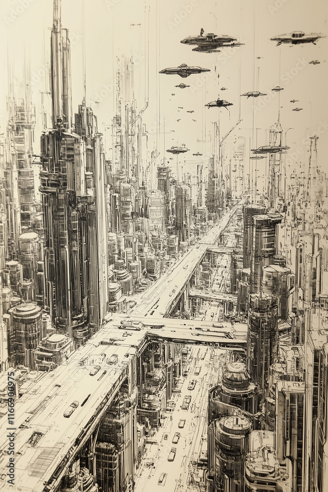 Fototapeta premium Abstract Art on Paperback Pages