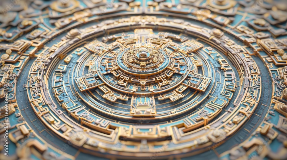 Serene Zen Mandala Unveiling Cosmic Mysteries - Intricate 3D Render Spiritual Artwork Serene Zen Mandala Unveiling Cosmic Mysteries - Intricate 3D Render Spiritual Artwork