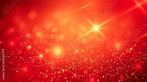 A vibrant, shimmering warm glitter effect in rich red hues, perfect for festive or celebratory visual themes.