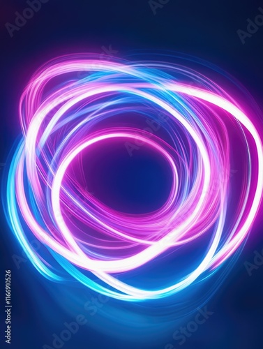 Vibrant Kinetic Art with Circular Pattern