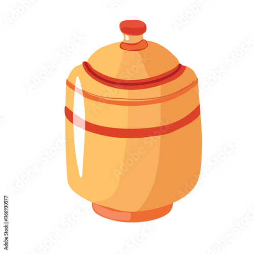 pot isolated on white background