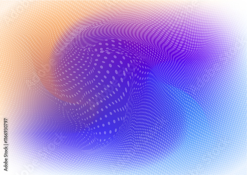 dynamic and contemporary halftone vector background Featuring a modern and bright color palette