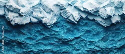 Wallpaper Mural Cascading Icy Textures of an Abstract Frozen Landscape   Minimalist Geometric Blue and White Frozen Water Background with Intricate Crystalline Patterns Torontodigital.ca