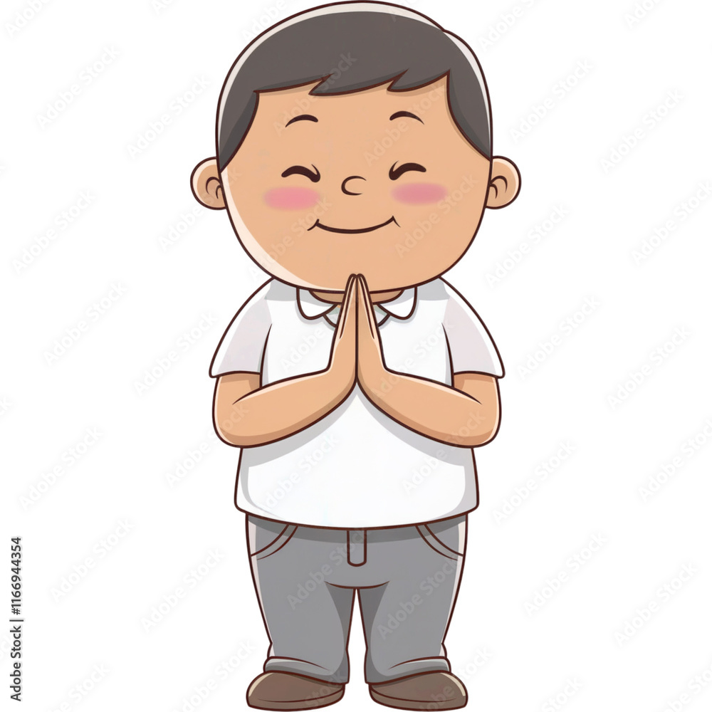 Obraz premium cartoon man