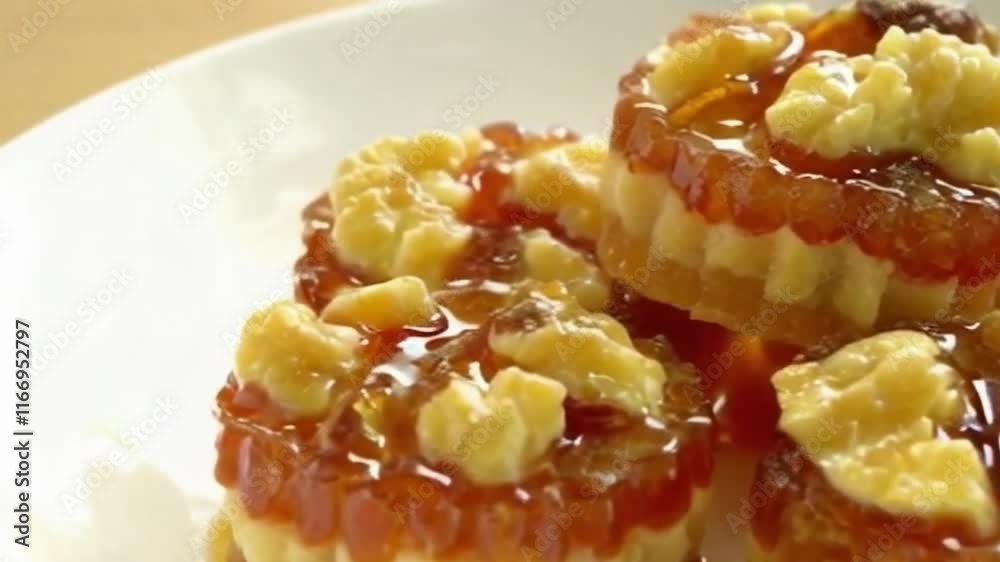 Gozinaki honey layered walnuts intricate detail warm rustic scene or Layered Gozinaki honey walnuts rustic golden elegance Gozinaki honey layered walnuts intricate detail warm rustic scene or Layered Gozinaki honey walnuts rustic golden elegance