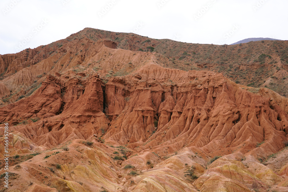 Fototapeta premium canyon landscape with red rocks