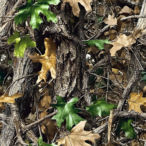 Nature-Inspired Camouflage with Realistic Brown and Green Components