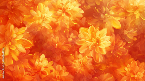 Gorgeous orange background wallpaper