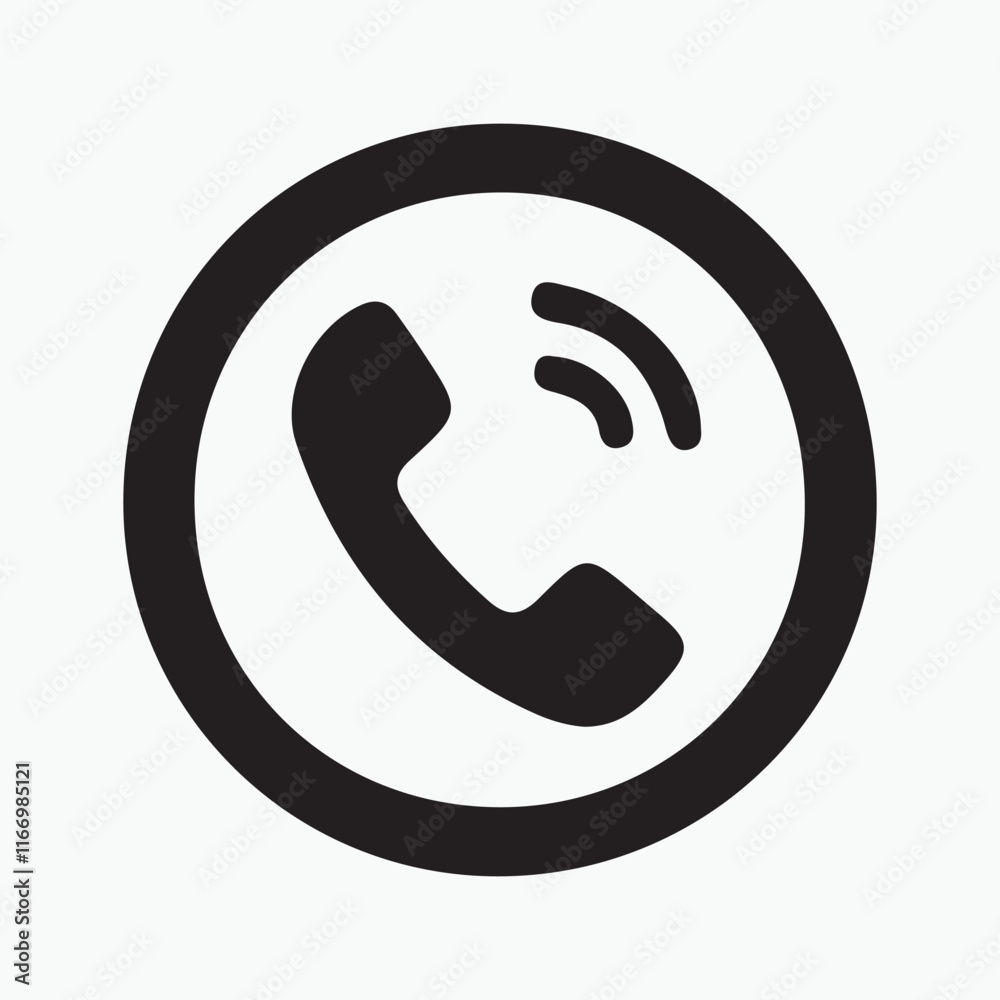 phone call icon for contact vector illustration phone call icon for contact vector illustration