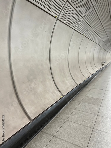 A wall in a tunnel photo