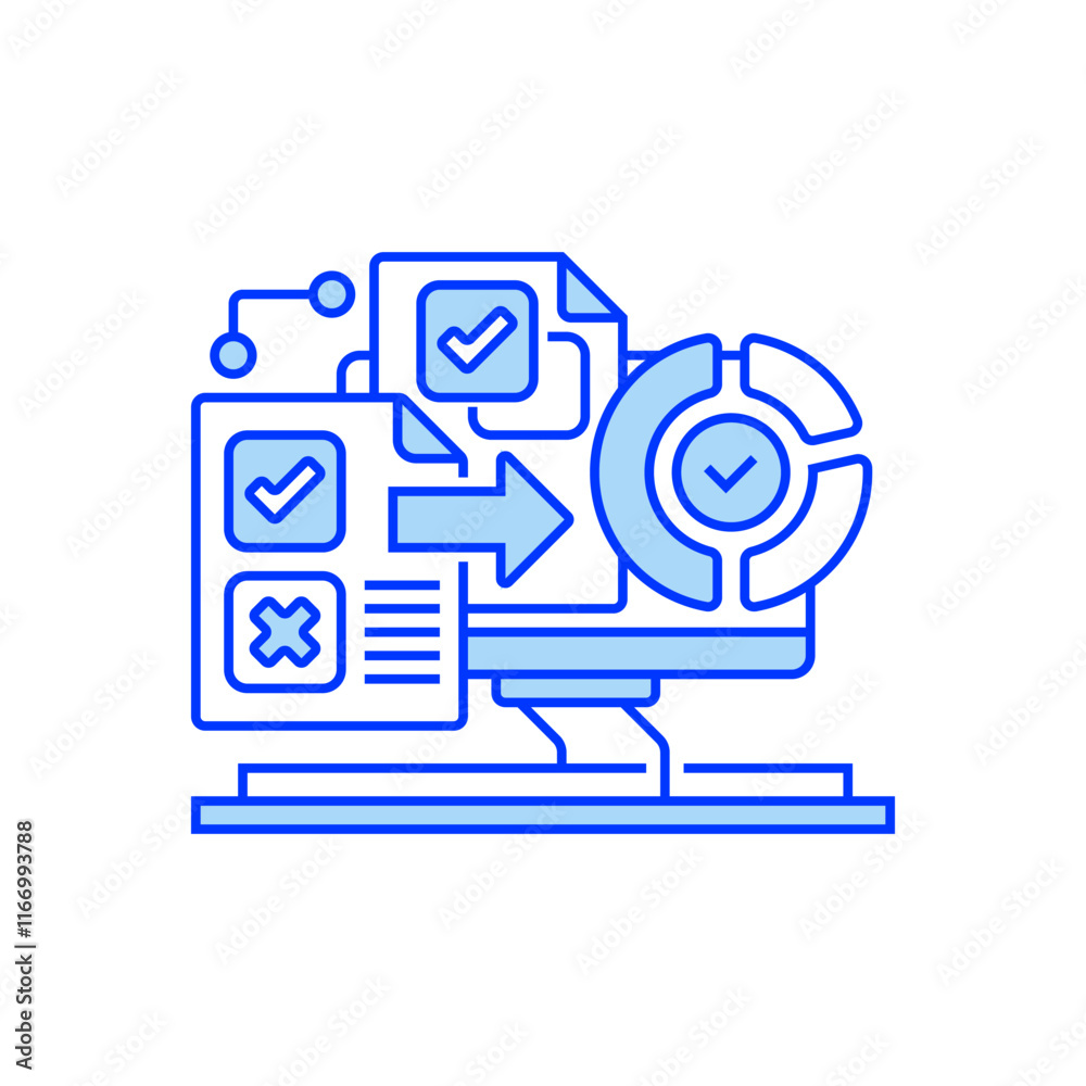 Data Entry Line Icon. linear style sign for mobile concept and web design. Outline vector icon. Data Entry Line Icon. linear style sign for mobile concept and web design. Outline vector icon.