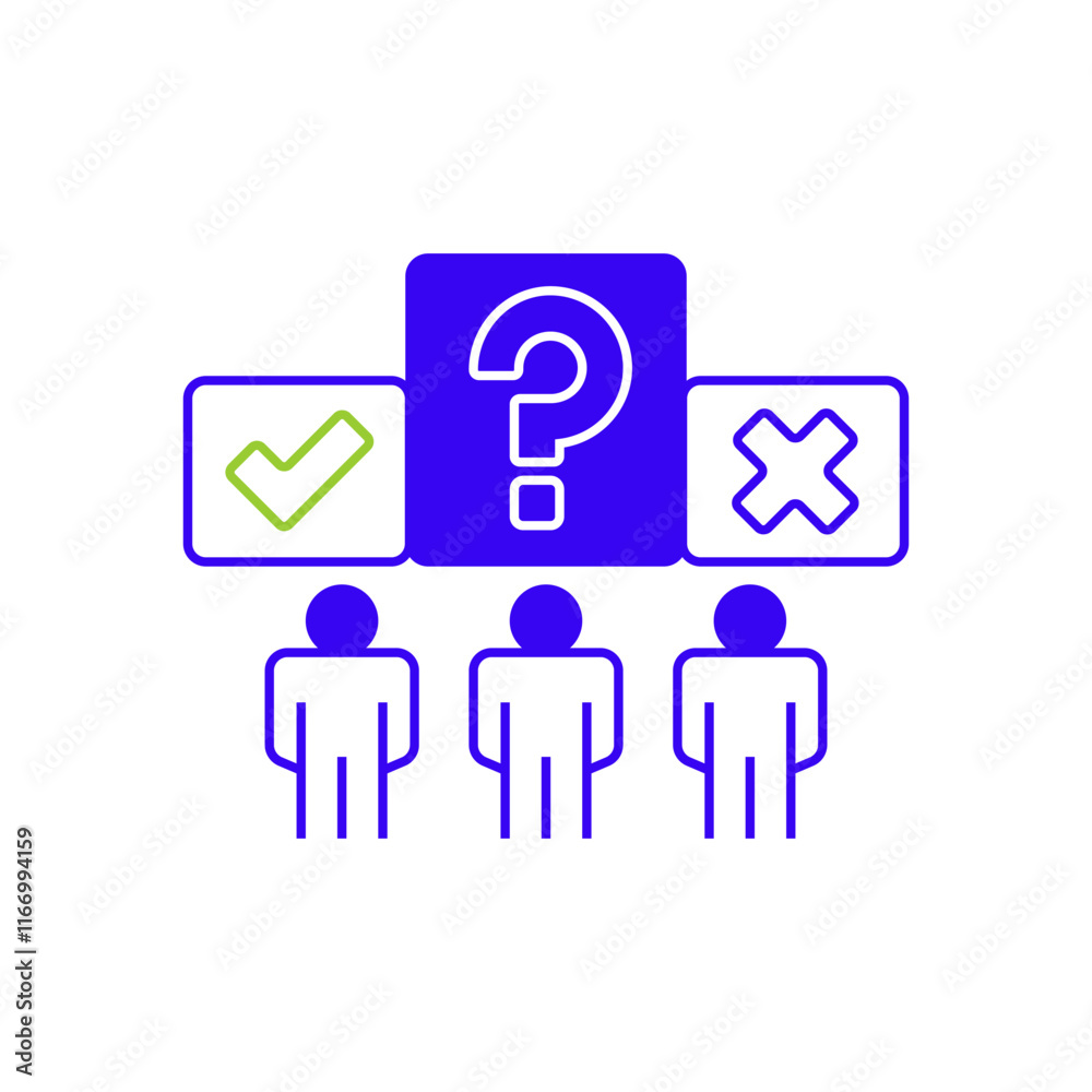 Interactive Poll Line Icon. linear style sign for mobile concept and web design. Outline vector icon. Interactive Poll Line Icon. linear style sign for mobile concept and web design. Outline vector icon.