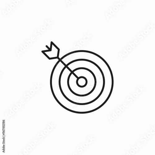target shoot icon sign vector