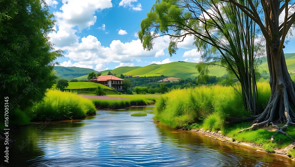 Obraz premium latest river photo design