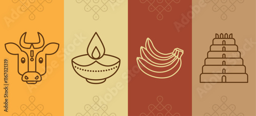Thai Pongal Tamil New Year Banner 