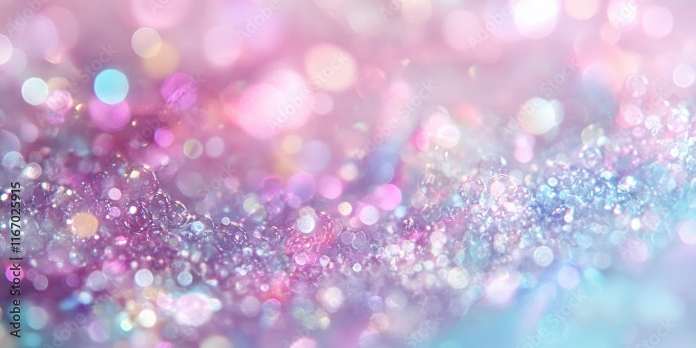 Soft pastel hues blend seamlessly, creating a dreamy atmosphere filled with sparkling glitters and blurred light reflections, evoking a serene feeling at night Soft pastel hues blend seamlessly, creating a dreamy atmosphere filled with sparkling glitters and blurred light reflections, evoking a serene feeling at night