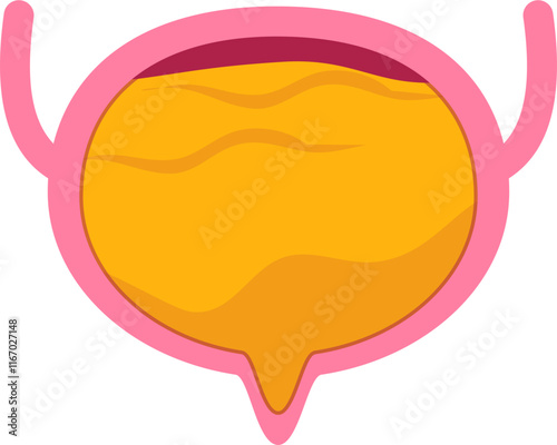bladder disease. Urinary tract infection Illustration