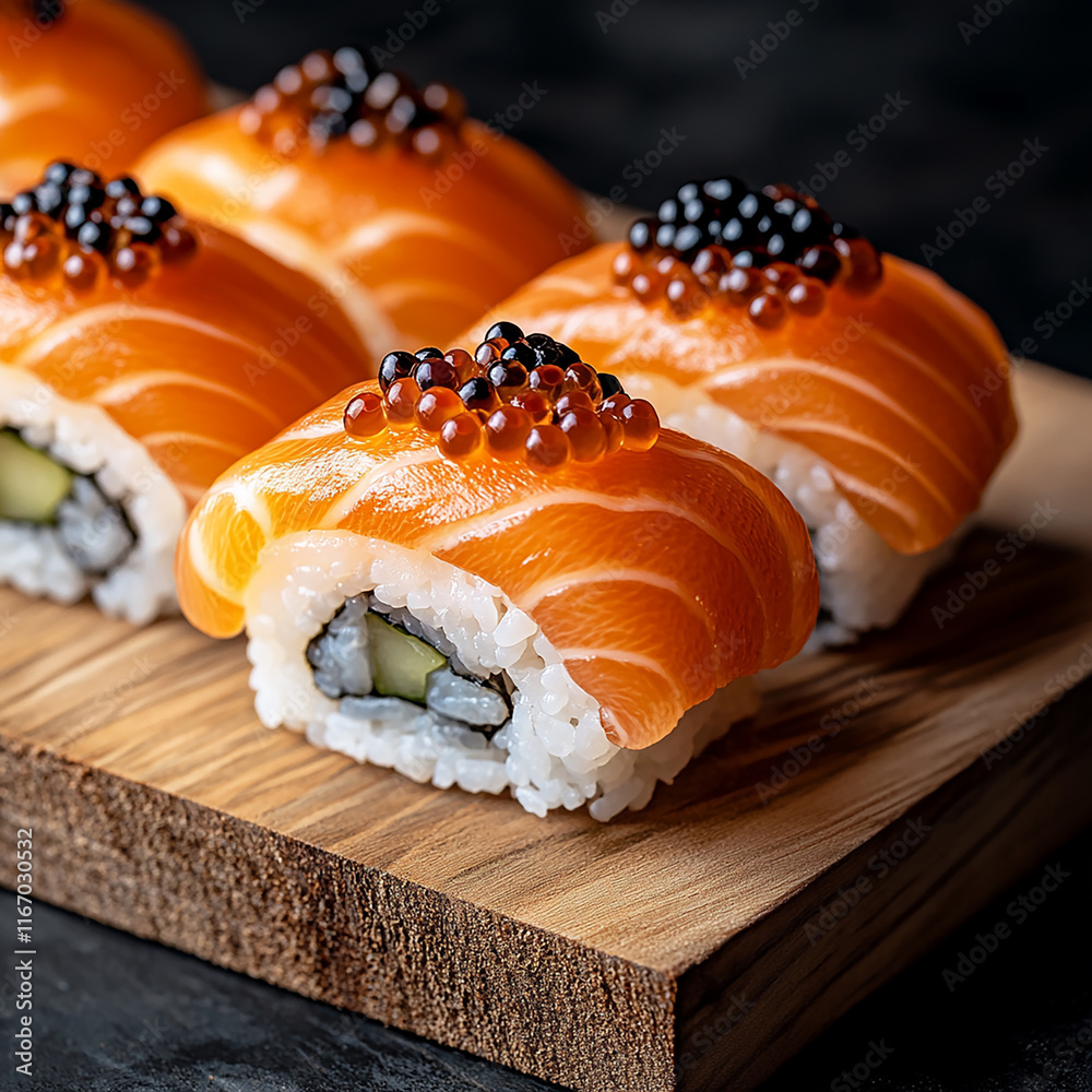 Close-up of a delicious sushi
Close-up of a delicious sushi