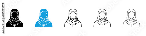 Muslim women icons