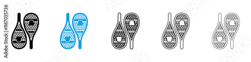 Snowshoes icons