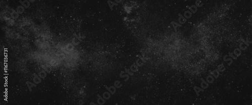 Vector white grunge abstract dust and scratches design black background
