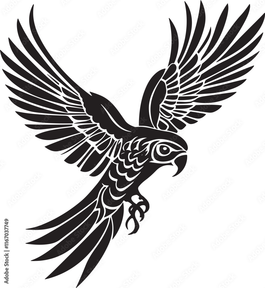 Obraz premium Beautiful Bird vector illustration design 