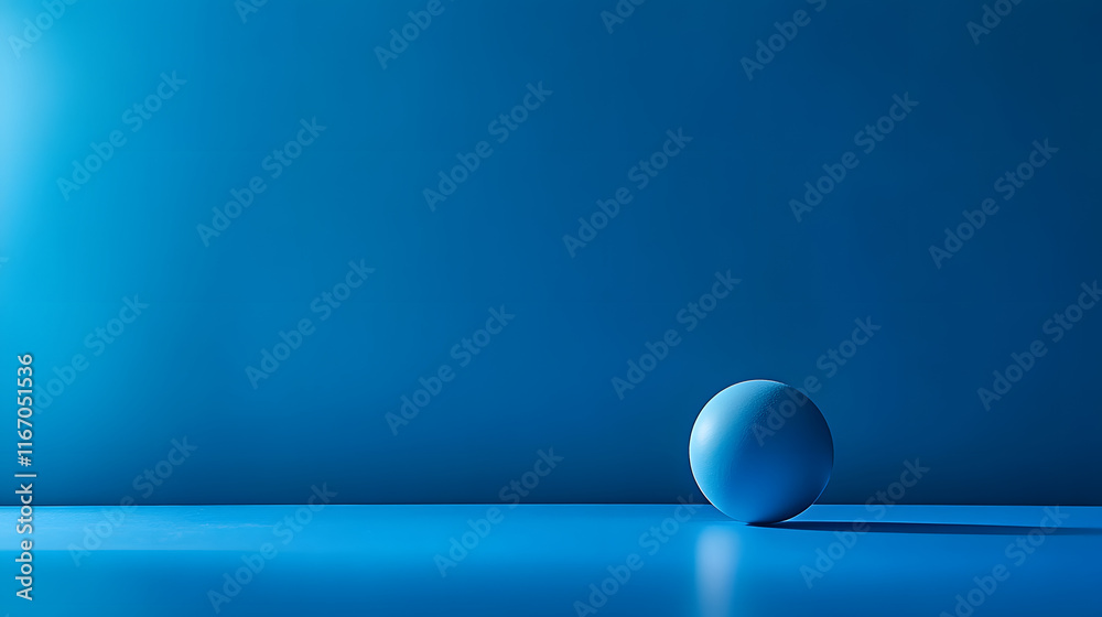 Ball on the space with copy space Ball on the space with copy space